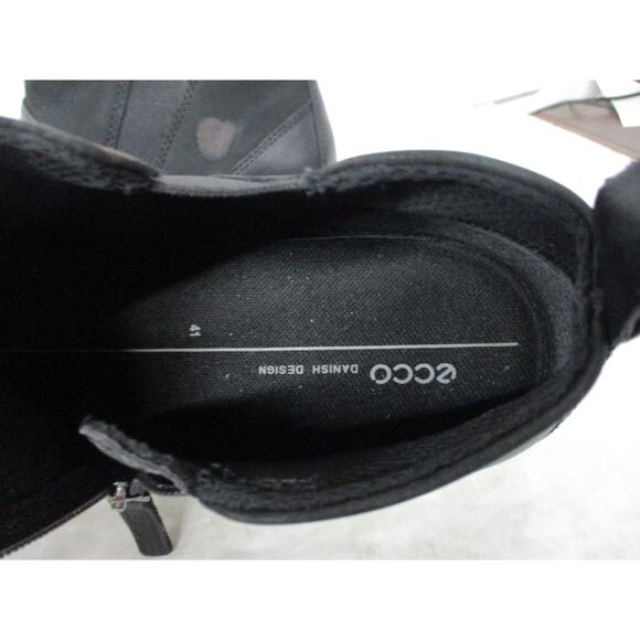 USED ECCO Women's Soft Classic Bootie,Black Suede-Size 10-10.5 - Picture 6 of 16